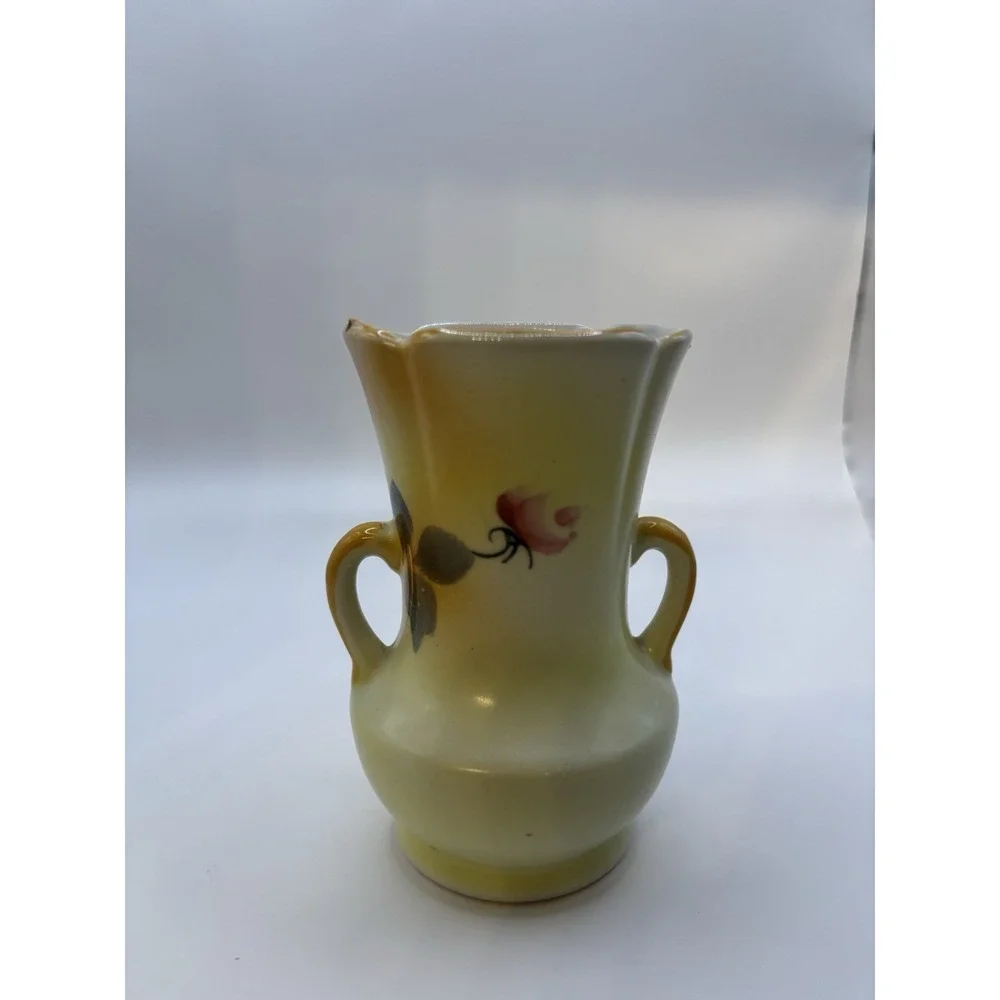 Lot Of 3 Antique Japanese Dishes Vintage Pitcher Vase Ceramics Ucagco 40s 50s 60
